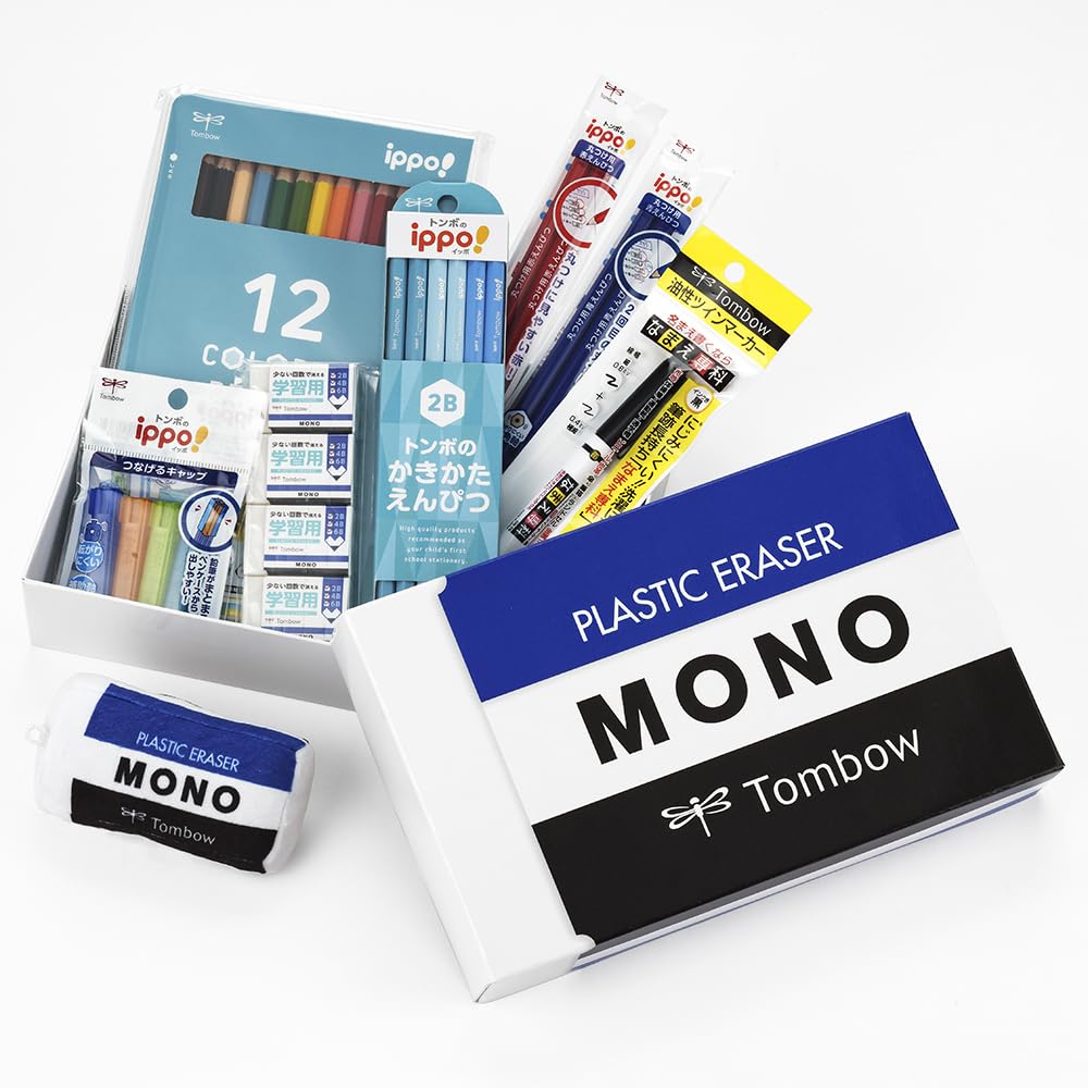 Amazon | 【Amazon.co.jp限定】 トンボ鉛筆MONO 文具セット ライト